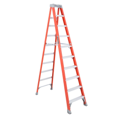Fiberglass Step Ladder - 10 foot